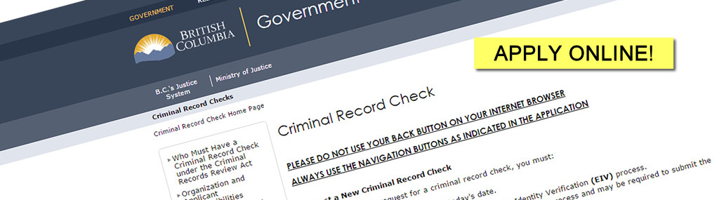 Criminal Record Check